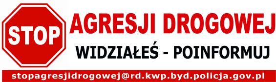 stopagresjidrogowej baner KWP Bydgoszcz