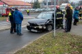 Kolizja Tuchola ul. Warszawska opel-ford 11.12.2014-3