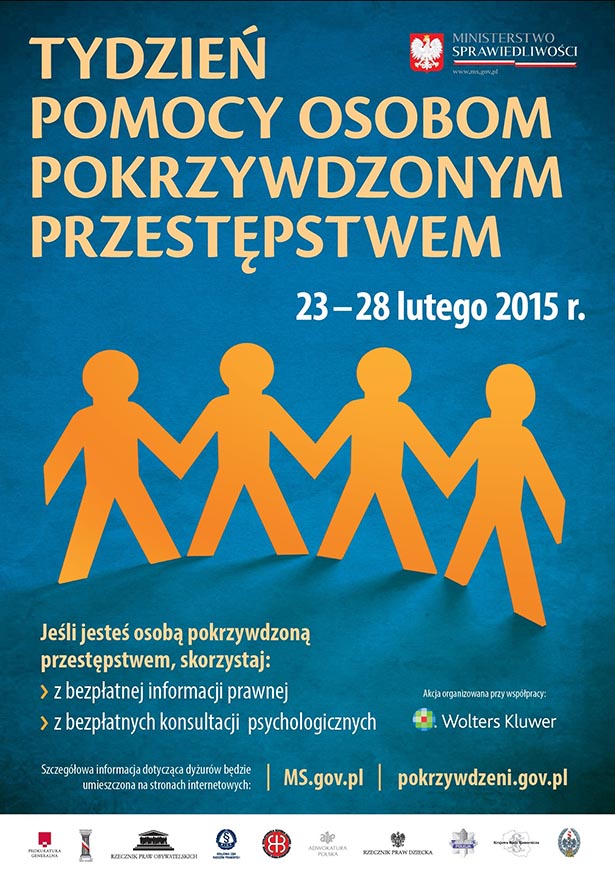 Tydzień Pomocy Osobom Pokrzywdzonym Przestępstwem 2015 plakat