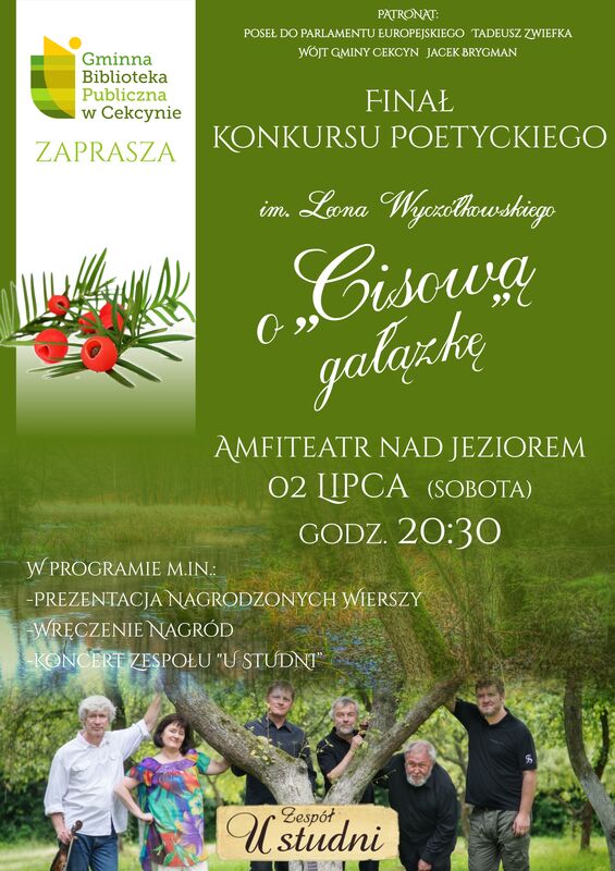 Cisowa gałązka 2016 plakat