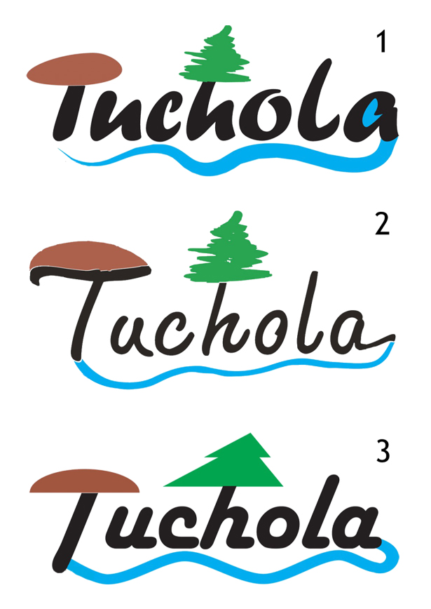 Logo Tuchola 3 warianty