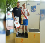 Maciej Kotlęga srebro na Ogólnopolskiej Olimpiadzie Młodzieży Półtusk 07.2017 (fot. Boxing Team Chojnice) 1