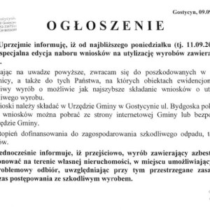 ogloszenie_azbest Gostycyn 9.2017