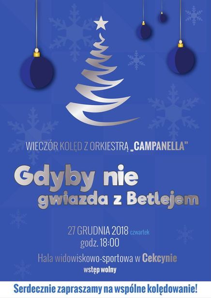 Koncert kolęd Campanella Cekcyn 27.12.2018