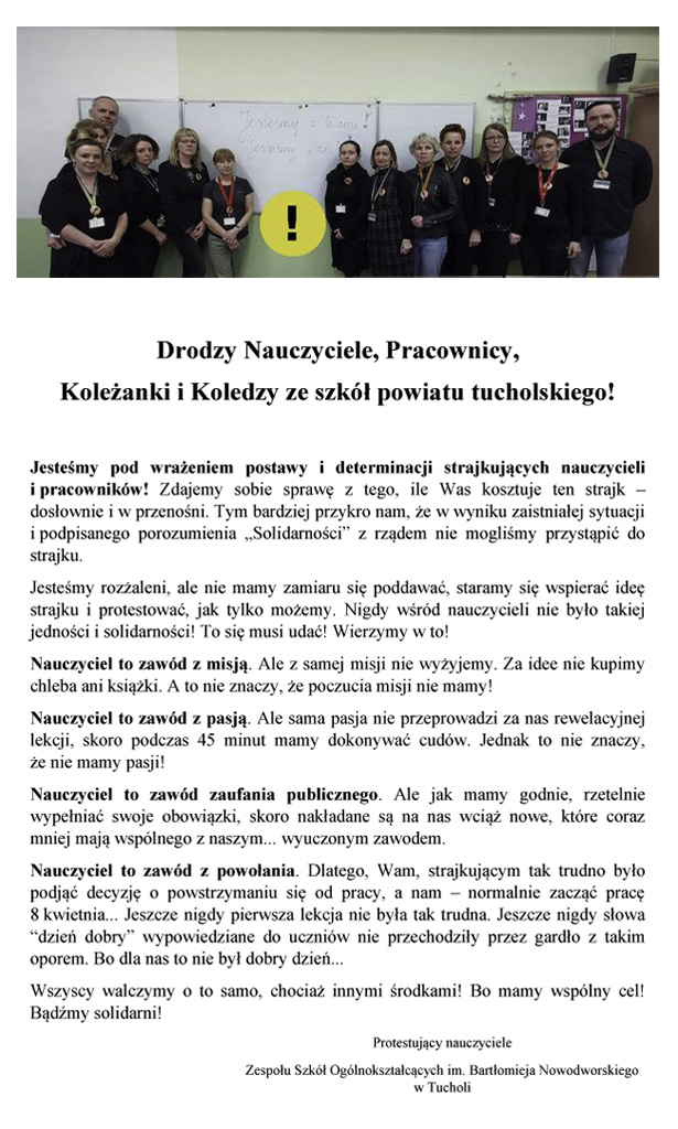 Oświadczenie-protestujących-nauczycieli-ZSO-Tuchola-15.04.2019