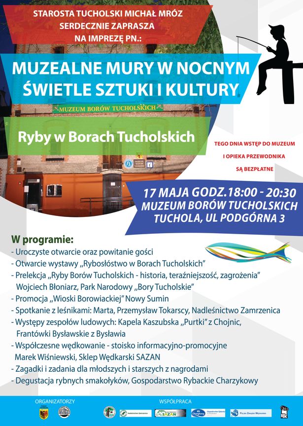 Noc z Muzeum MBT Tuchola plakat