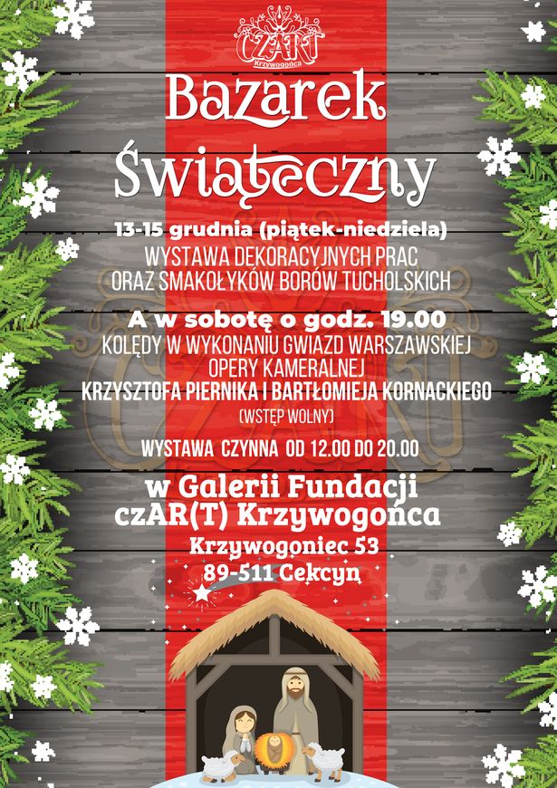 Bazarek Świąteczny 12.2019 plakat A4