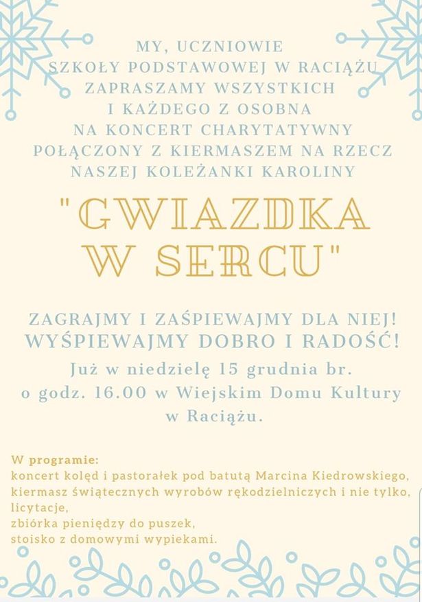 Koncert charytatywny 'Gwizdka w sercu' Raciąż 2019 2