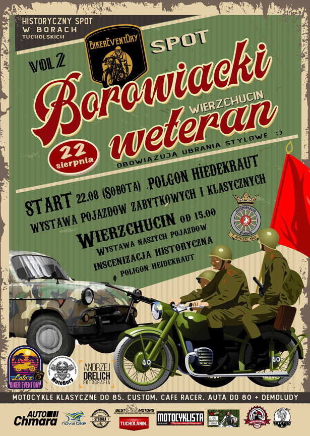 Borowiacki Weteran vol. 2 Wierzchucin  22.08.2020 plakat